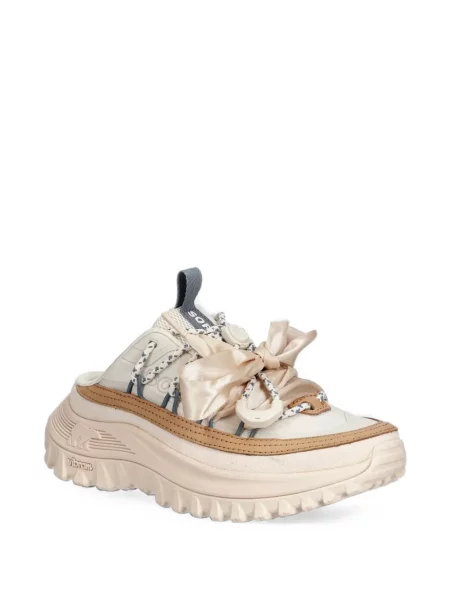 Papuci tip mules Sorel cu funde chunky