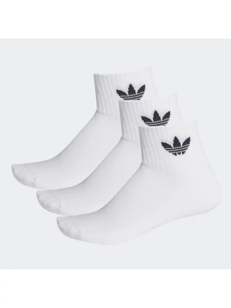 Ponožky adidas Originals Mid Ankle Socks bílé