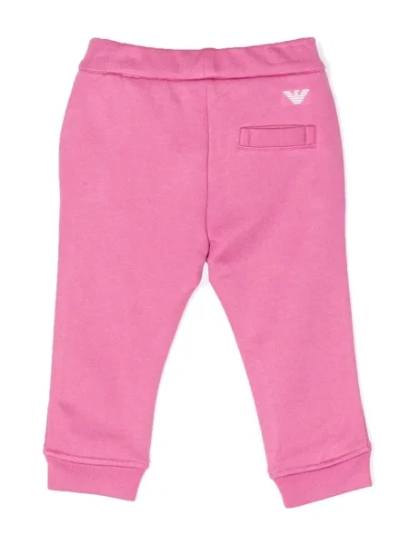 Dětské kalhoty Emporio Armani fialové