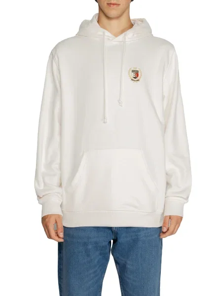 Mikina s kapucí Tommy Hilfiger Jeans s kapucí modrá