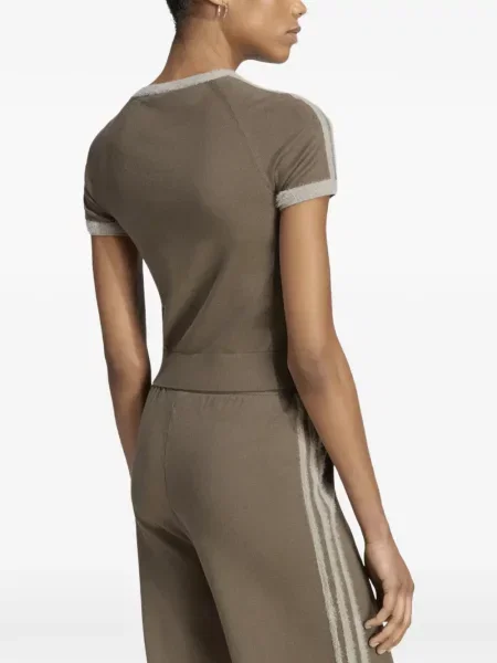 Decupat hanorac Adidas tricotate negru