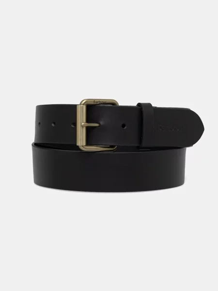 Barbour usnjeni črna