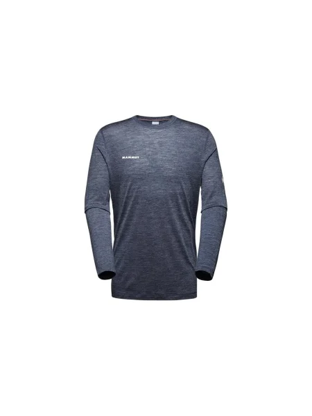 Tricou mânecă lungă Mammut albastru