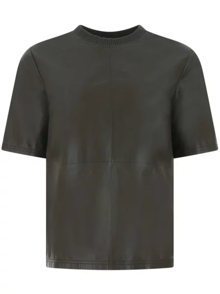 Tricou Amiri din piele maro