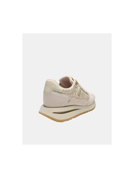 Sneakersy Guess Krémová béžové