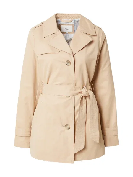 S.Oliver Prehoden plašč svetlo rjava