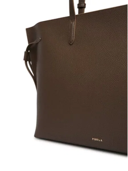 Furla Táska Ava L Tote Bag Sötétbarna barna