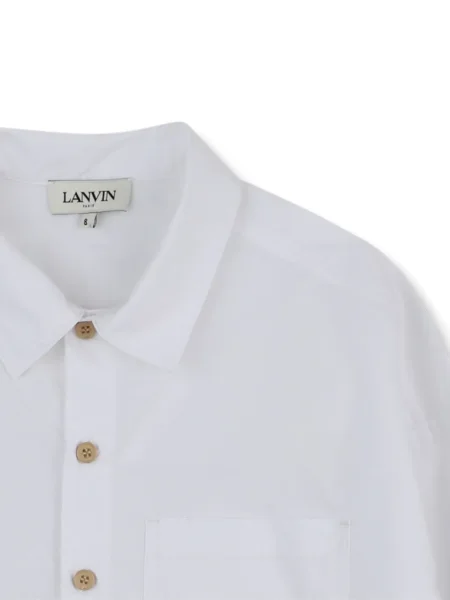 Koszula dziecięca Lanvin Enfant biała