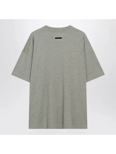 Lniana koszulka Fear Of God szara