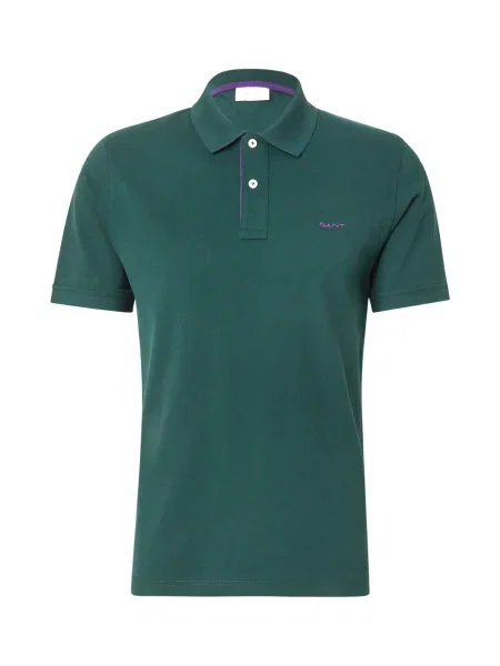 GANT Tricou smarald verde