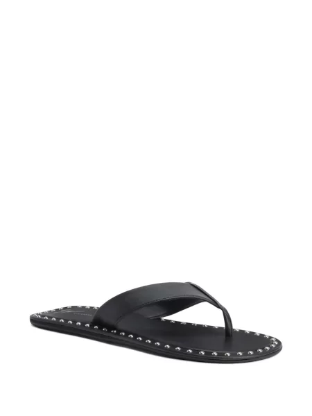 Stringi Giuseppe Zanotti skórzane czarne