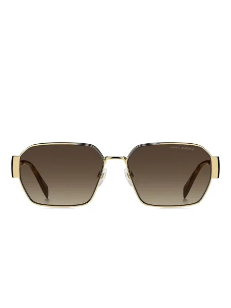Ochelari de soare Marc Jacobs Eyewear cu imprimeu geometric auriu