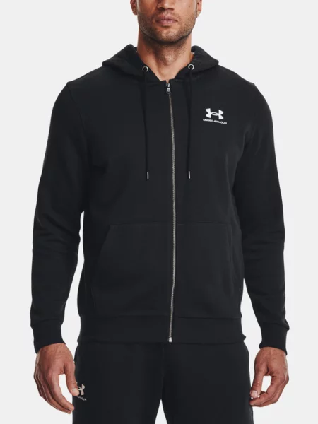 Φούτερ Under Armour Essential Fleece Fz Hood Black XXL μαύρο