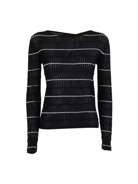 Sweter Max Mara Studio wełniany niebieski