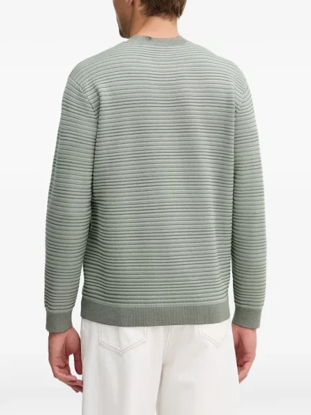 Pulover Armani Exchange cu dungi verde