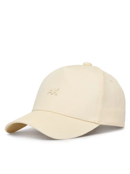 Armani Exchange Šiltovka Écru béžová