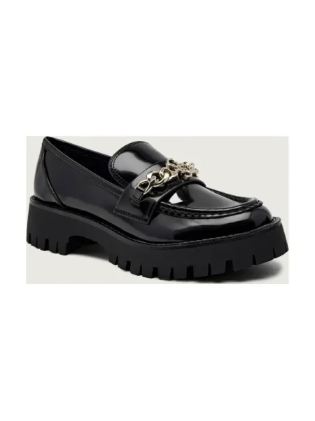 Pantofi loafer Guess negru