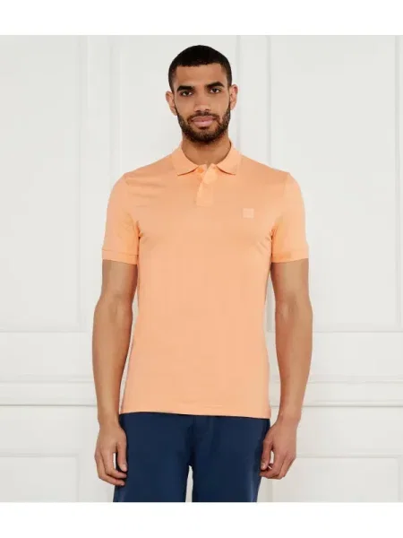 BOSS ORANGE Tenisz póló Passenger narancsszínű