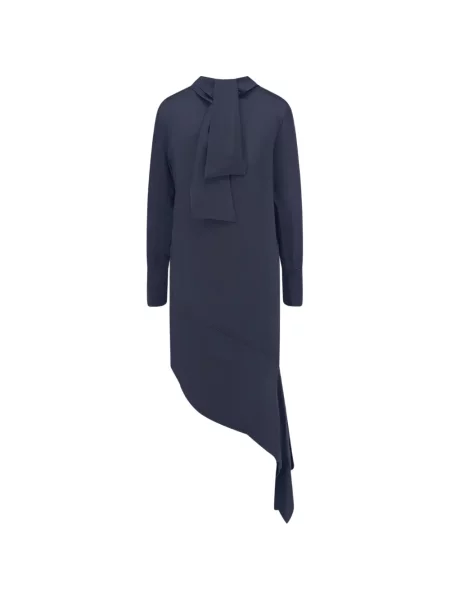 Rochie Semicouture asimetrică albastru