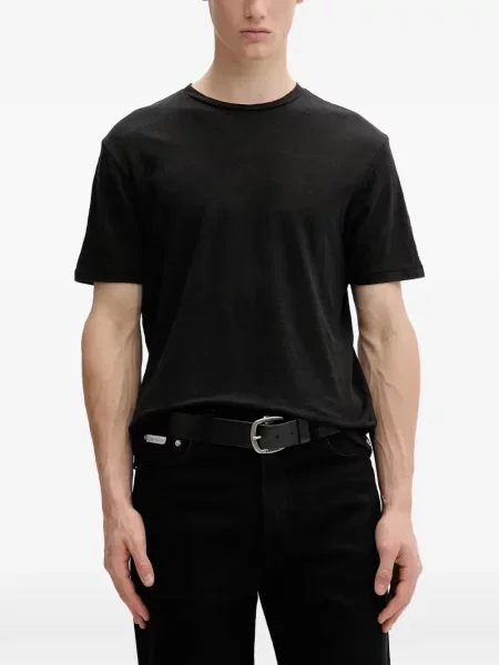 Tricou Rag & Bone cu decolteu rotund negru