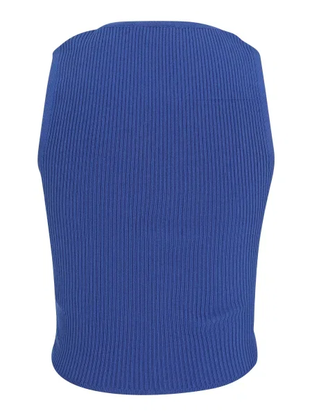 LTB Top brodat Dokomo cobalt albastru