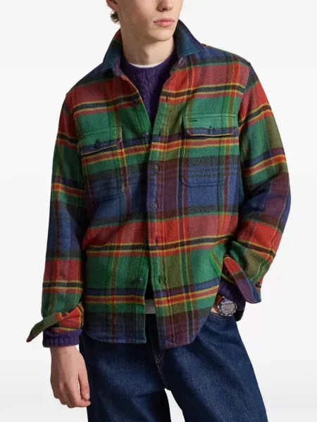 Μάλλινο polo Polo Ralph Lauren με κέντημα με κορδόνι πράσινο