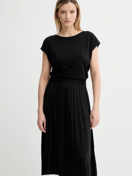 Marc O'Polo rochie midi evazați negru