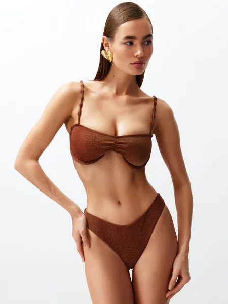 Trendyol Купальник коричневий