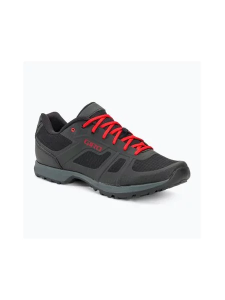 Кросівки велосипедні МТВ Giro Gauge black/bright red чорні