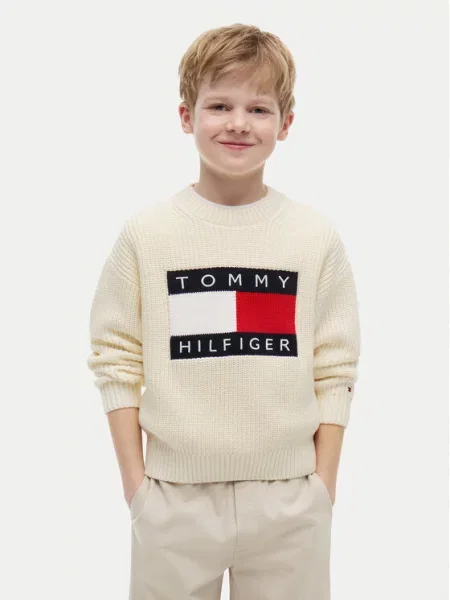 Tommy Hilfiger Пуловер Heritage Светлобежов