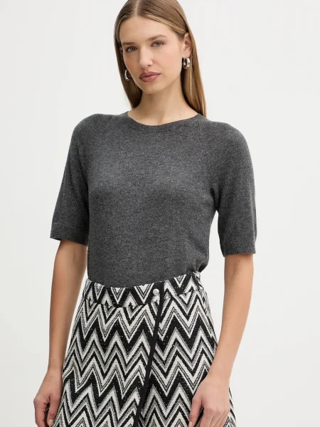 MM tricou de lână YEN gri