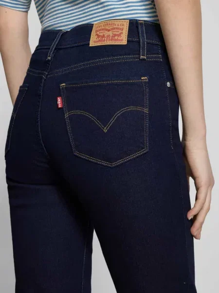 Jeansy o kroju straight fit z wpuszczanymi Levi's® 300 granatowe