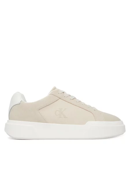 Sportcipők Calvin Klein Chunky Cupsole Laceup Cv Mix bézs