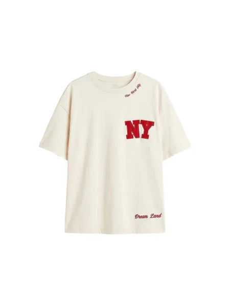 Tommy Life Majica TOMMY Baumwoll-Elasthan-T-Shirt pijeska