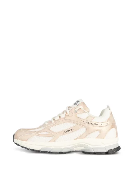 Sneakerși The Mercer Brand cu șireturi din dantelă roz