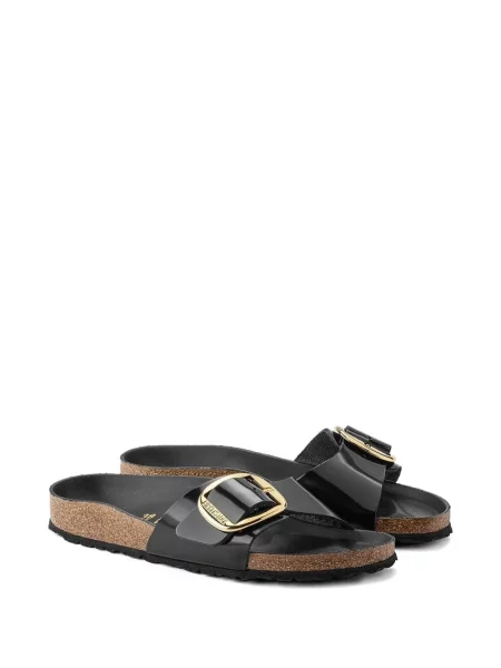 Papuci Birkenstock cu cataramă negru