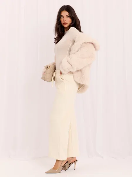 Hlače Italy Moda bež