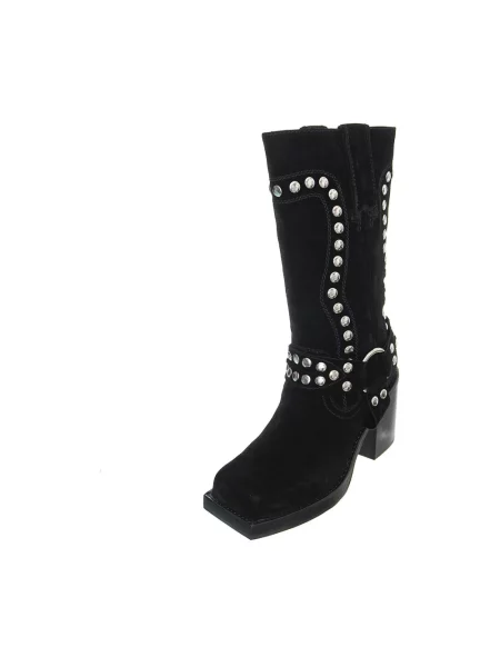 Botki Jeffrey Campbell zamszowe czarne