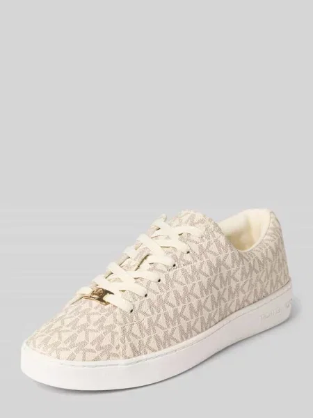 Sneakersy z nadruk z logo na całej powierzchni model KEATON' Michael Michael Kors białe