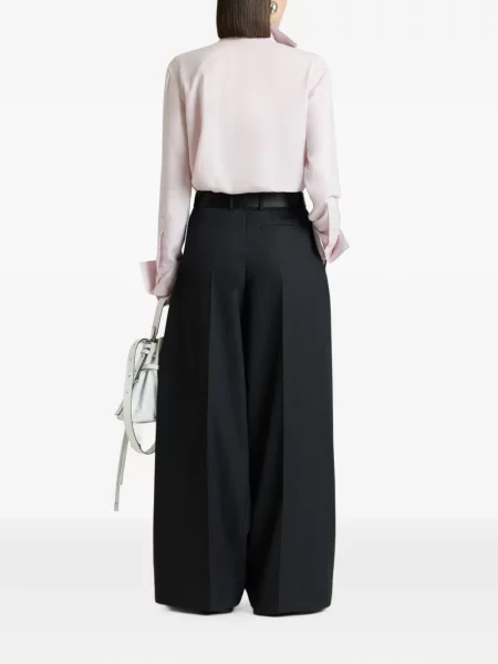 Gulerat cămașă Givenchy de mătase roz