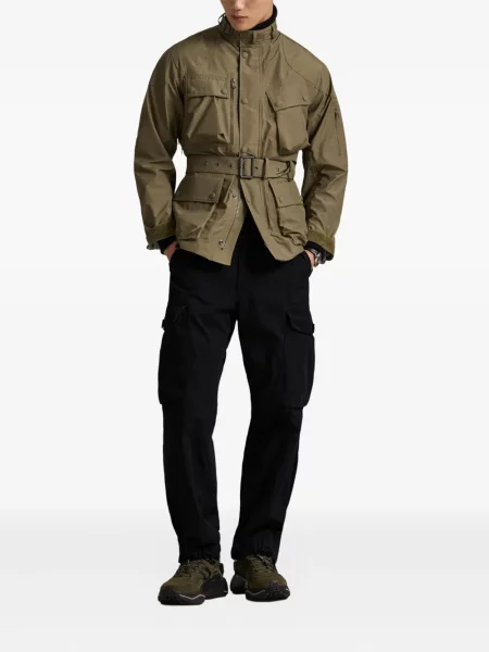 Μικρός κασκέτο Polo Ralph Lauren με χαμηλή μέση υφαίνω διαγωνίως πράσινο