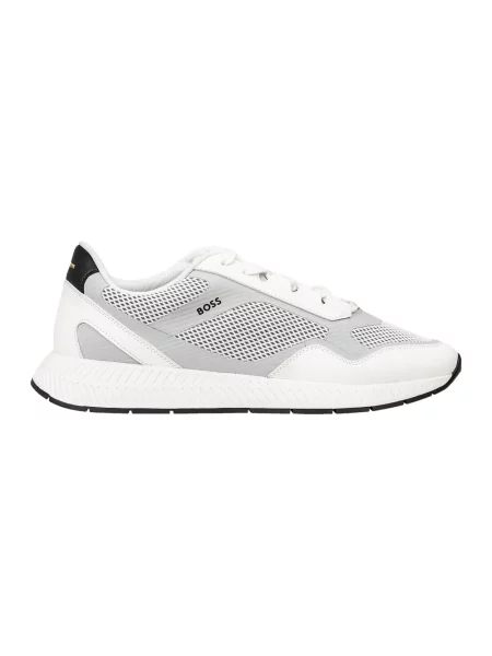 Sneakersy Boss skórzane białe
