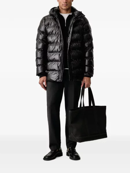 Geacă Karl Lagerfeld cu glugă negru