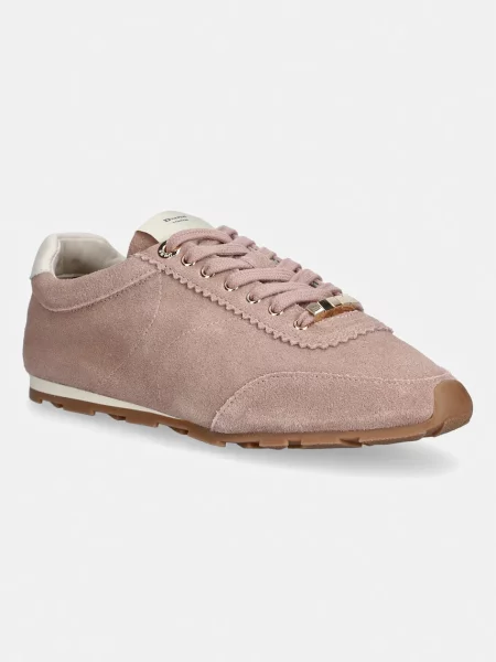 Dune London EVALINNA sneakers pentru femei din piele întoarsă roz