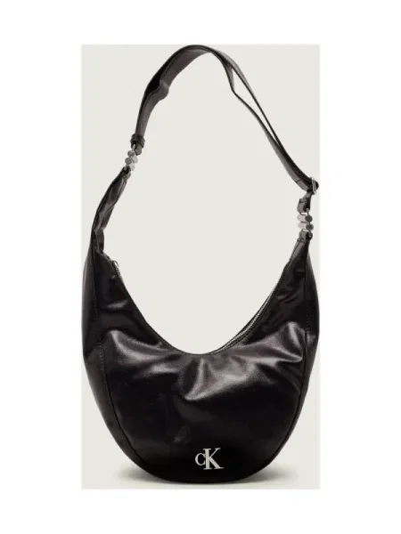 Calvin Klein Geantă de umăr / alb negru