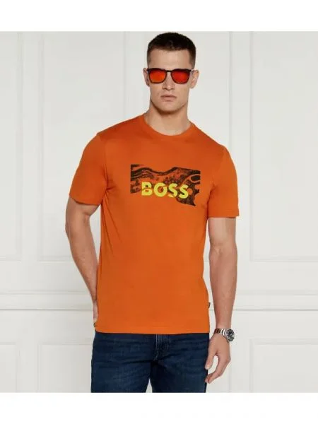 BOSS ORANGE Tricou Te_Building portocaliu