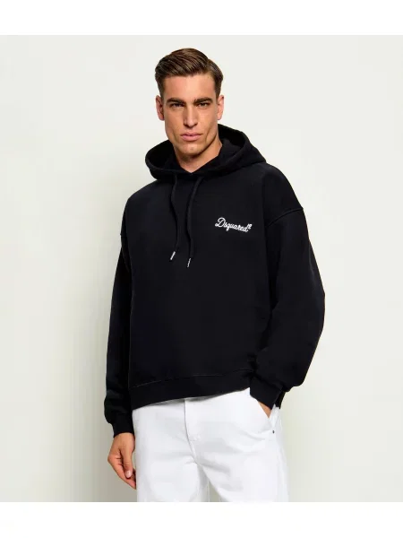 Hanorac D2 Signature | Relaxed fit negru
