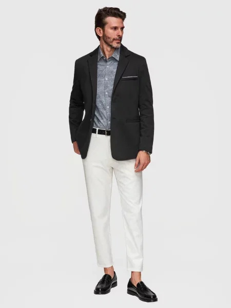 Sako Ombre Slim Fit černé