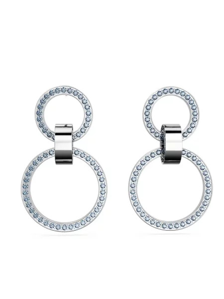 Kolczyki Swarovski niebieskie