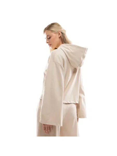 Bluza z kapturem Lifestyle Siroko IBZ Tanit Ivory biała